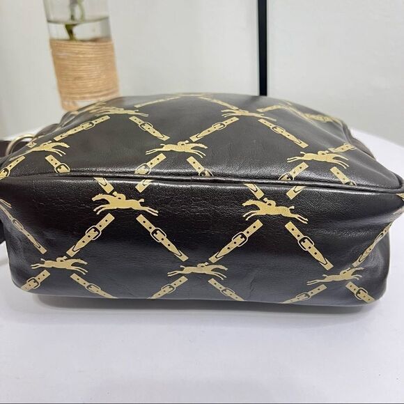 Vintage Longchamp Brown Shoulder Bag - Picture 6 of 13